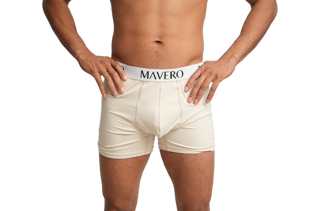 Mavero V2 bamboo viscose boxers beige