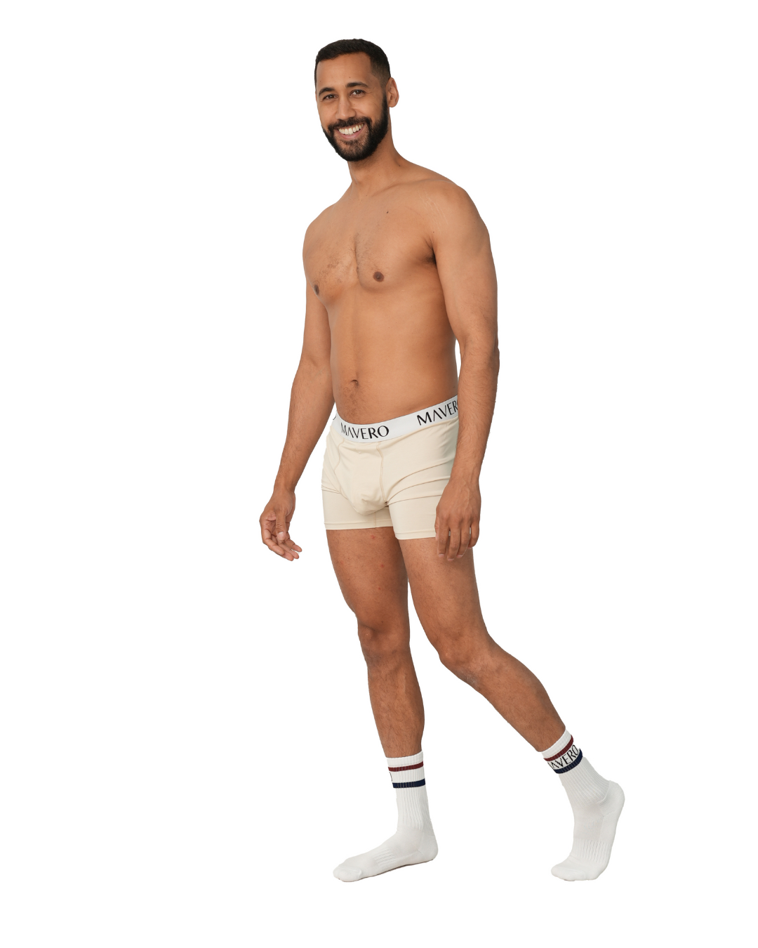 Mavero V2 bamboo viscose boxers beige