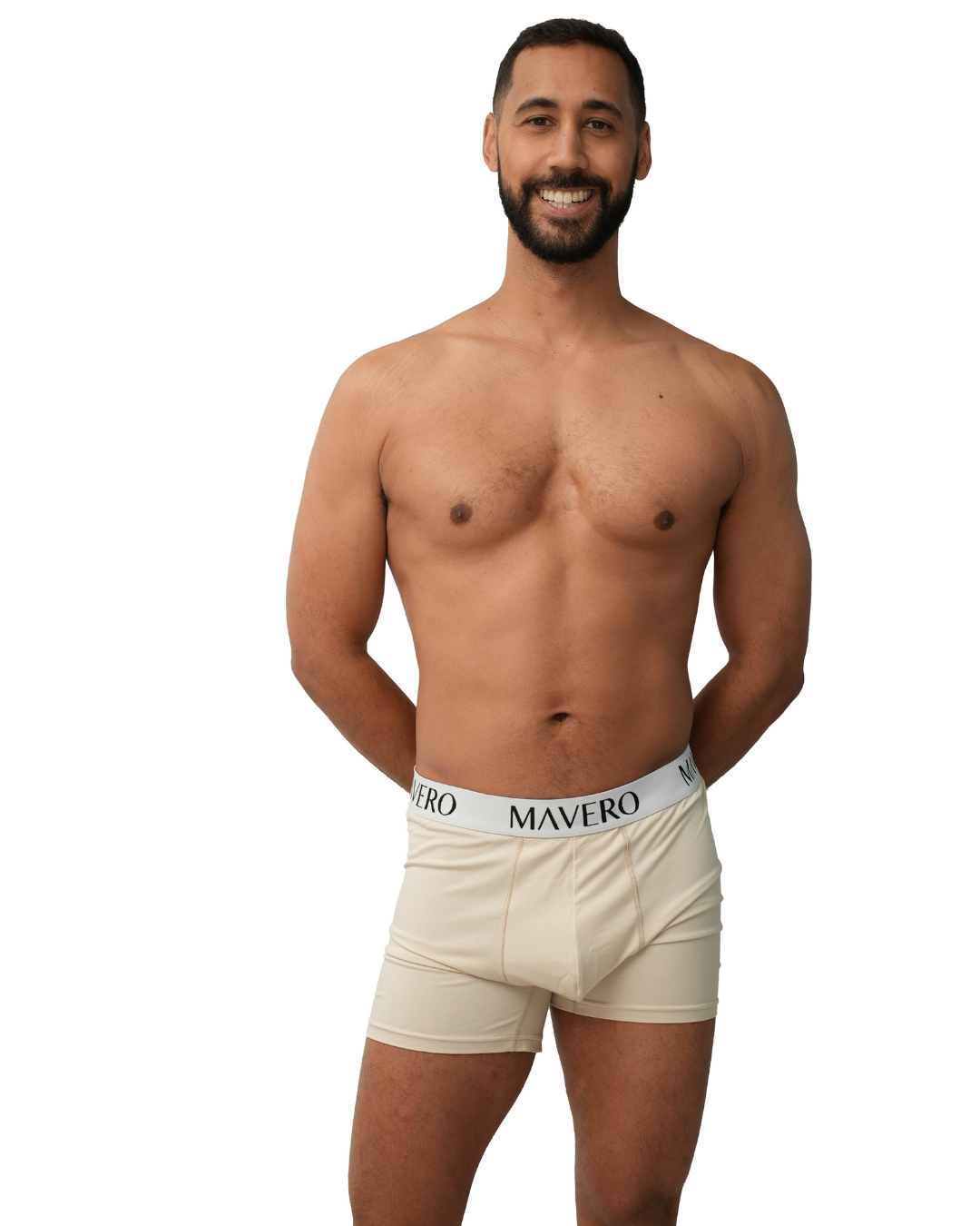 Mavero V2 bamboo viscose boxers beige