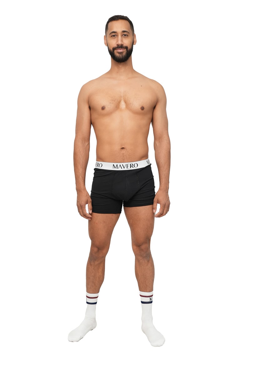 Mavero V2 bamboo viscose boxers black